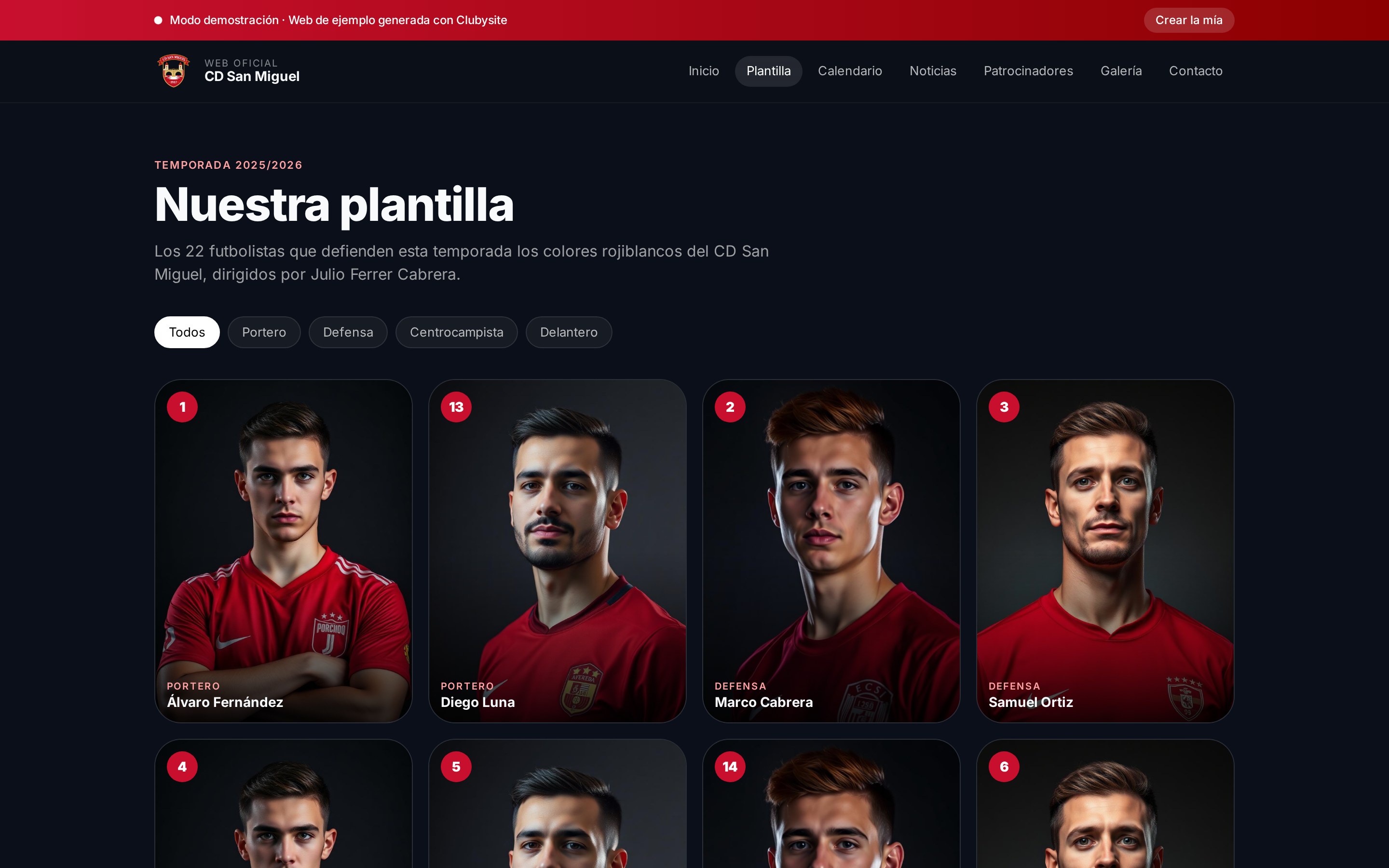 Crece en CLUBYSITE